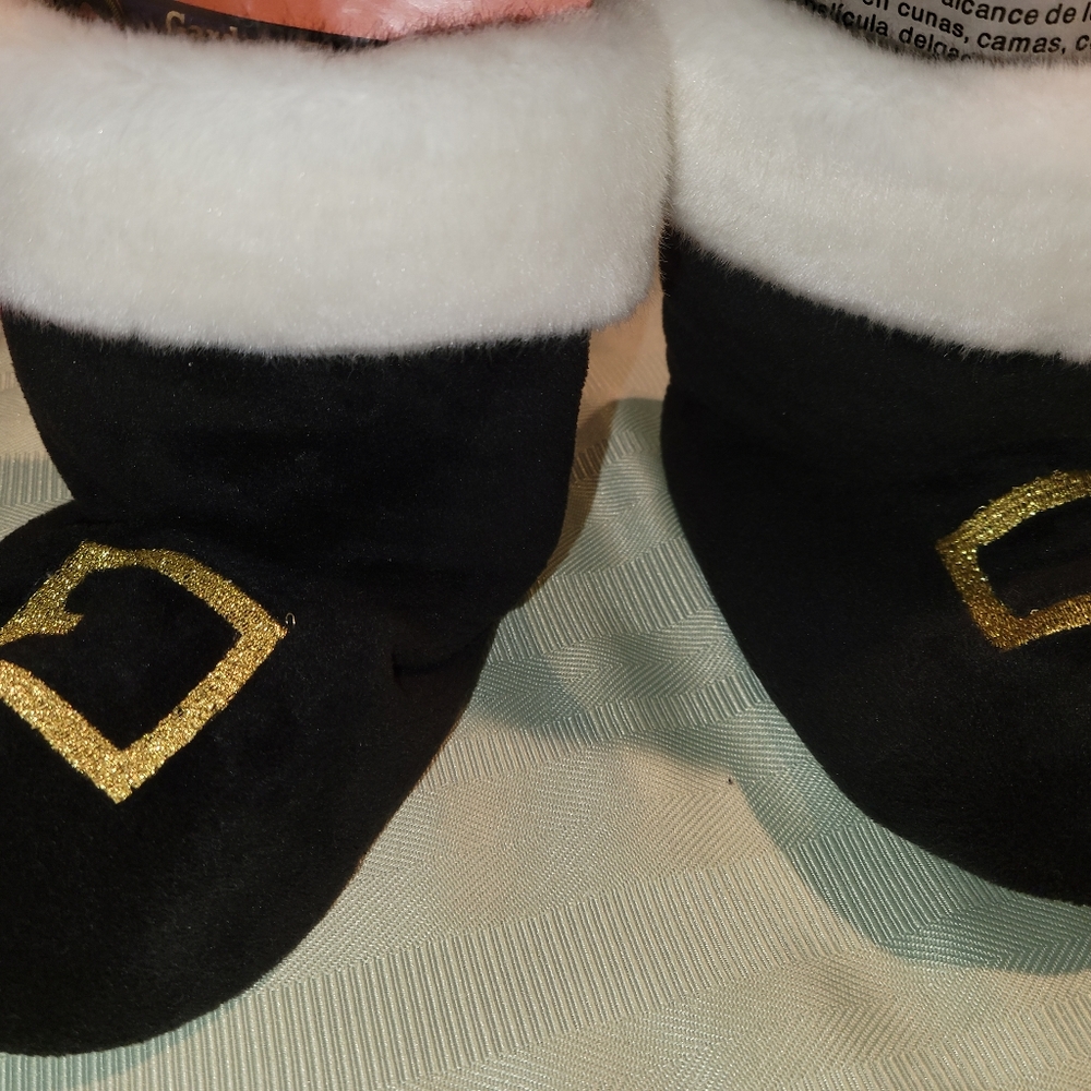 Gymboree santa slippers